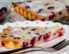 Tarte financière aux canneberges