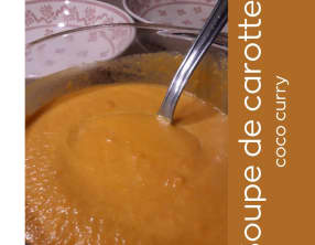 Soupe de carottes coco curry