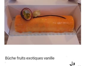 Bûche fruits exotiques