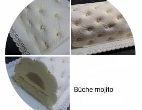 Bûche façon mojito