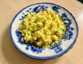 Salade de pommes de terre et concombre