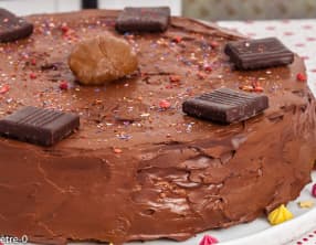 Cheesecake aux marrons et au chocolat