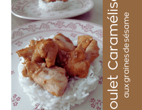 Poulet caramélisé aux graines de sésame