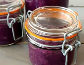 Chou rouge en lacto-fermentation