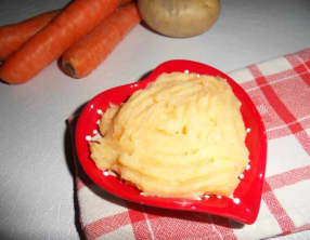Purée pommes de terre et carottes