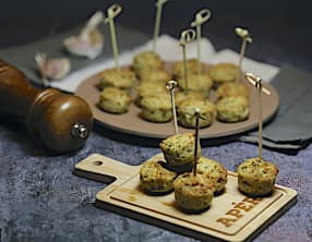 Boulettes apéro épinards et pesto