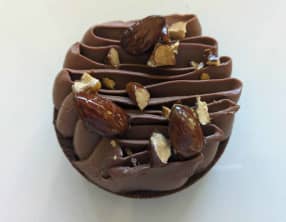 Tarte tout chocolat à la crème Namelaka