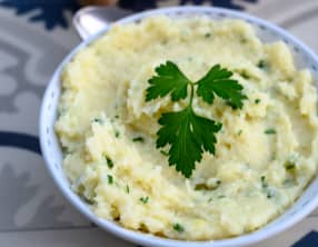 Purée de panais et pommes de terre