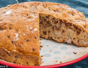 Gâteau fondant aux bananes et au chocolat
