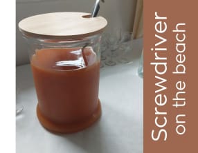 Screwdriver on the beach