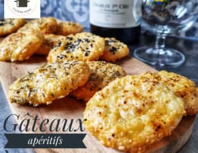 Gâteaux apéritifs à l’emmental