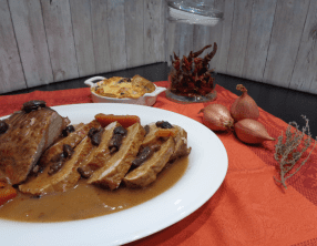 Rôti de veau aux morilles