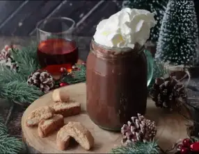 Chocolat chaud au rhum