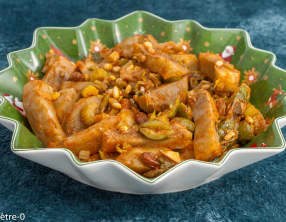 Caponata sicilienne de Noël aux artichauts