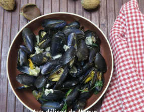 Moules au Roquefort