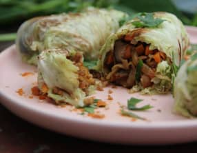 Rouleaux de chou chinois farcis