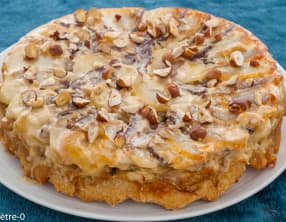 Tatin aux pommes de terre et magret séché de canard