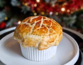 Cassolette d’escargots aux champignons en croûte feuilletée