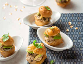 Chou apéritif au crabe