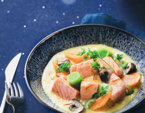Blanquette au saumon de Norvège