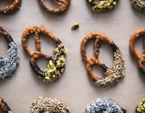 Bretzels au chocolat