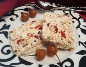 Nougat glacé maison