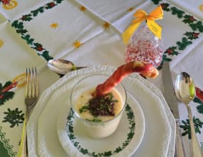 Velouté de panais et céleri-rave aux truffes