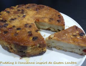 Pudding à l'ancienne inspiré de Gaston Lenôtre