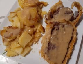 Le rôti de bœuf en croûte, sauce au porto