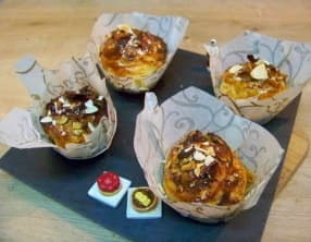 Galette des rois en cupcake, clémentine corse et cannelle