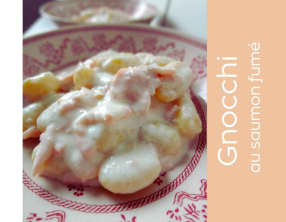 Gnocchi au saumon fumé