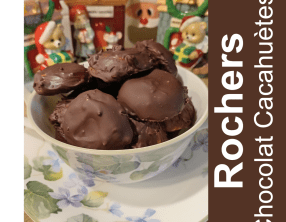 Rochers chocolat cacahuetes