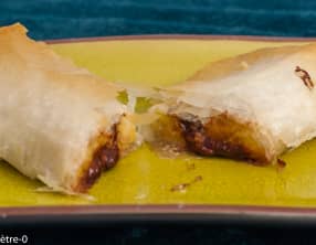 Bananes au chocolat croustillantes