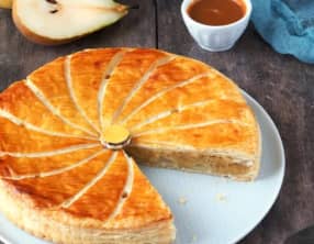 Galette des rois poire caramel
