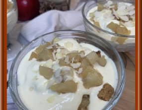 Tiramisu aux pommes et au pain d’épices