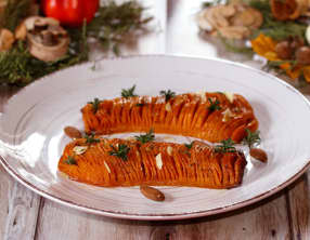 Butternut façon hasselback