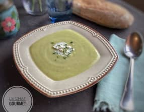 Potage aux courgettes