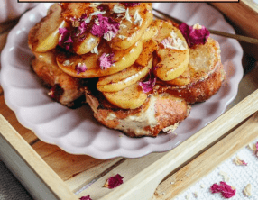 Brioche perdue aux pommes caramélisées sans gluten