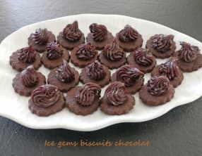 Iced gems au chocolat