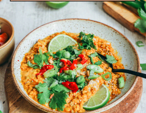 Dahl de lentilles corail