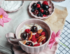 Overnight pudding au café, petit déjeuner végétal et sain