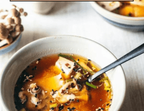 Soupe miso express
