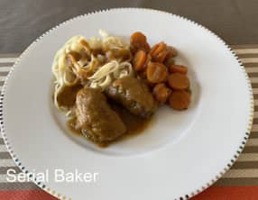 Joues de porc à la bière brune