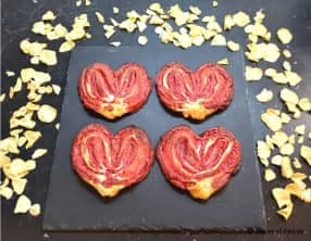 Coeurs feuilletés pour la Saint Valentin