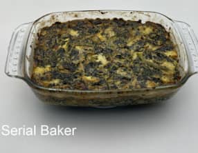 Gratin vegan d'artichaut et épinard