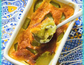 Clafoutis aux kiwis