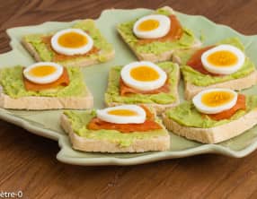 Toast à l’avocat et œuf dur