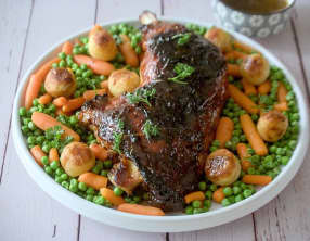 Cuisse de dinde au miel et à l'ail