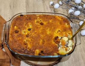 Gratin de gnocchis à la butternut et viande