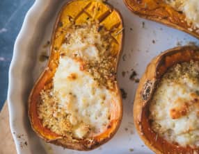Butternut farci au chèvre